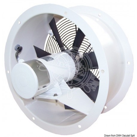 Ventilateur hélicoïdal 24 V 300 W 11 A flux FA