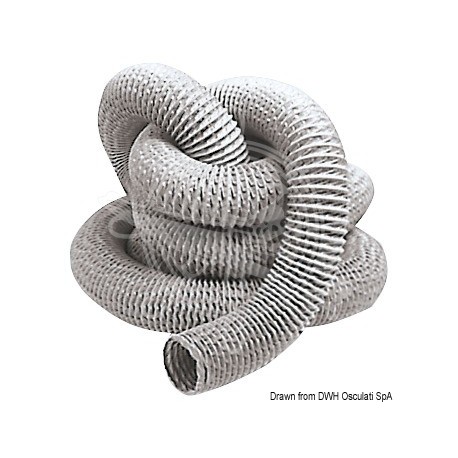 Tuyau autoextinguible p. aspirateur 80 mm