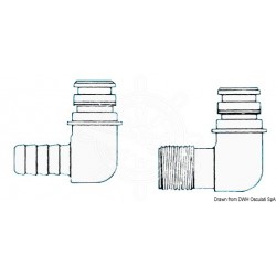 Raccord de rechange p. pompes Flojet embout 1/2"