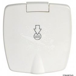 Régulateur pression eau à encastré New Edge blanc