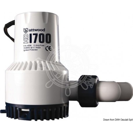 Pompe de fond de cale Attwood Heavy Duty 12V 5,7A