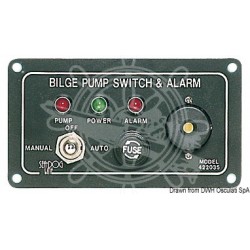 Tableau pompe de cale + alarme