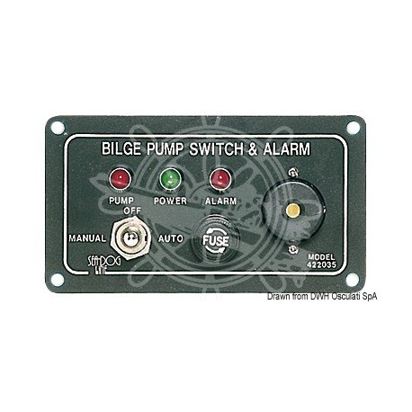 Tableau pompe de cale + alarme