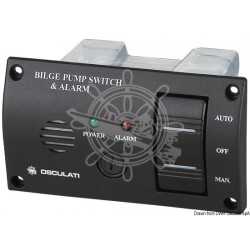 Tableau de commande ON-OFF-ON p. pompe de cale