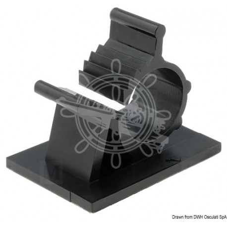 Collier serre-câble autoadhésif Ø 7,9/10,3 mm