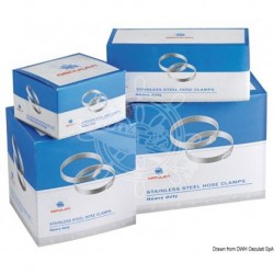 Collier de serrage AISI 316 9 x 16-25 mm