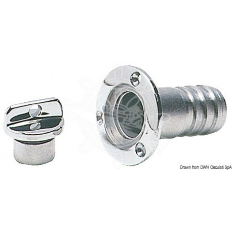 Nable p. fond de cale AISI 316 poli miroir 48 mm