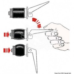 Bouchon siphon laiton chromé 22 mm