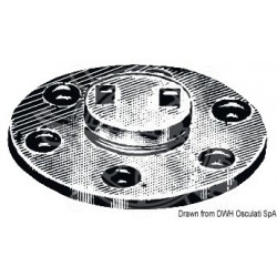 Nable de vidange laiton chromé 20 mm