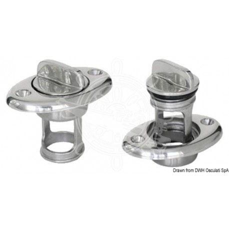 Nable fond cale AISI 316 43 x 64 mm