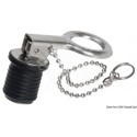 Bouchon nable inox avec chaîne 22 mm