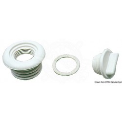 Nable de vidange nylon blanc