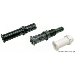 Passe-coque vidange blanc 22,7 x 78 mm