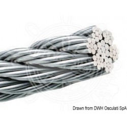Câble inox AISI 316 49 fils 4 mm