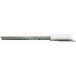Câble inox AISI 316 19fils recouvert PVC 2,5 x 4mm