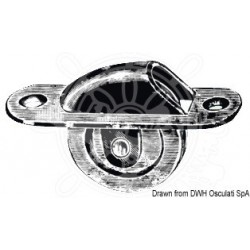 Poulie pour sortie de câble 60 mm