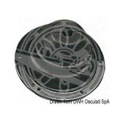 Soufflet en caoutchouc avec frette en ABS 140 mm