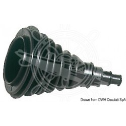 Soufflet passe-câbles noir maxi