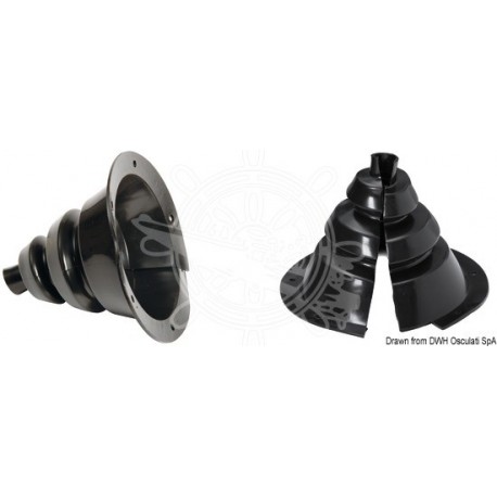 Soufflet passe-câbles ouvrable Ø externe 107 mm