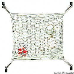 Filet élastique en nylon porte-objets 400 x 200 mm