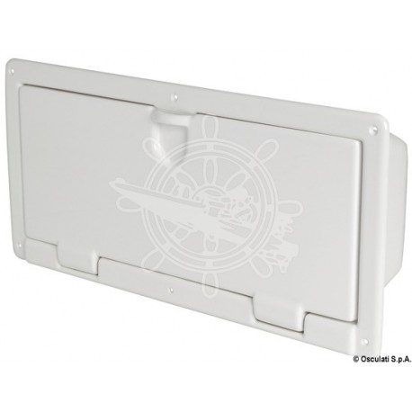 Coqueron ABS blanc poli 540 x 244 x 116 mm