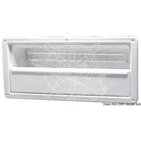 Poche latérale ABS blanc 540 x 244 x 120 mm