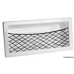 Poche latérale ABS blanc filet 540 x 244 x 120 mm