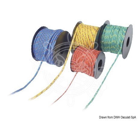 Bobine de tresse verte polypropylène 4 mm x 12 m