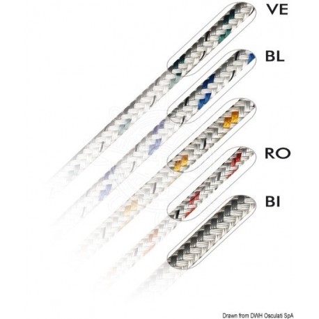 Bout Marlow Doublebraid vert 8 mm