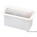 Caisson blanc avec porte 280 x 180 mm façade C