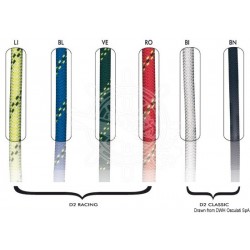 Tresse bleue Marlow D2 Racing 12 mm