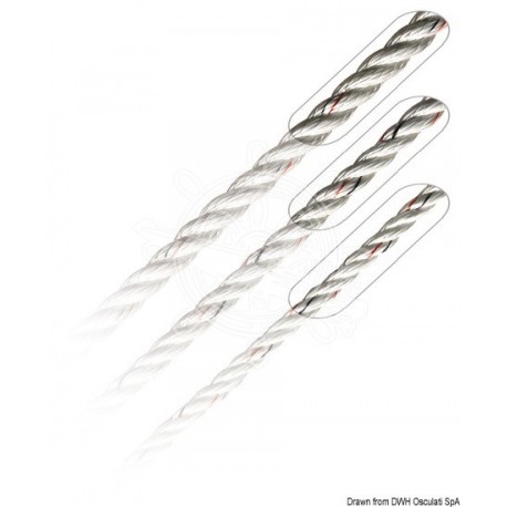 Bout Marlow pré-étiré ä 3 torons 10 mm