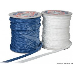 Tresse plate bleue pare-battage 14 mm x 50 m