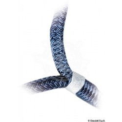 Amarre avec oeil bleu navy 14 mm x 9 m