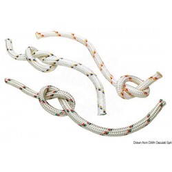 Double tresse vert/rouge 14 mm