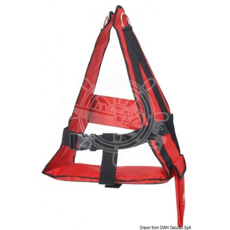 Chaise mât en nylon cordura avec assise rigide