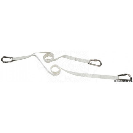 Ligne de vie 3 m + 3 mousquetons