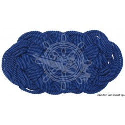 Paillasson nylon bleu 60 x 32 cm