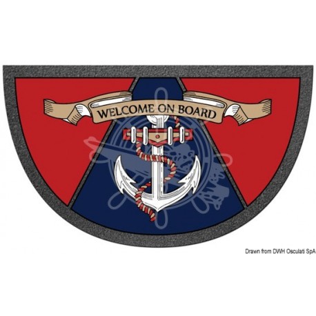 Paillasson antidérapant Format 40 x 68 cm Anchor