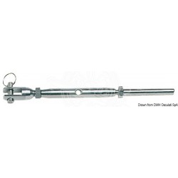 Ridoir à sertir sur câble AISI 316 14 mm