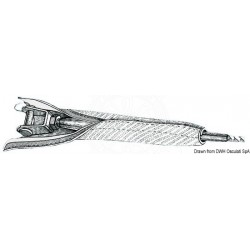 Protège-ridoir blanc 50 mm