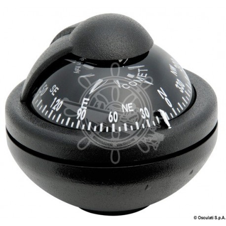Compas RIVIERA Comet 2" noir avec étrier