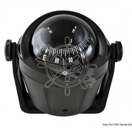 Compas compacte IDRA rose noire front. avec étrier