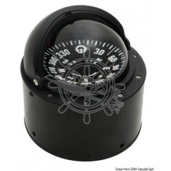 Compas 4" RIVIERA AV rose noire/boîtier noir