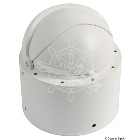 Compas 4" RIVIERA AV rose blanche/boîtier bleu