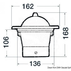 Compas 4" RIVIERA BU1/AV à encastrer