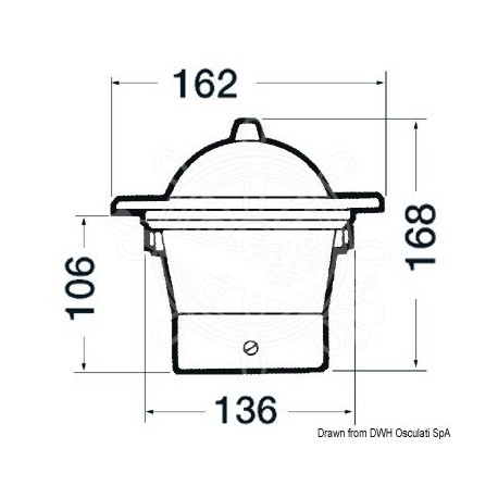 Compas 4" RIVIERA BU1/AV à encastrer