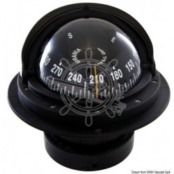 Compass 4" RIVIERA dôme de protection noir/noir rose frontale