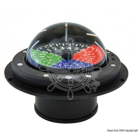 Compas tactique de régate RIVIERA 3" noir