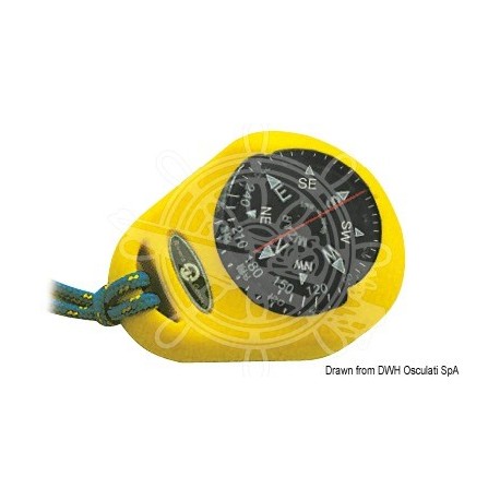 Compas RIVIERA Mizar avec boîtier souple jaune